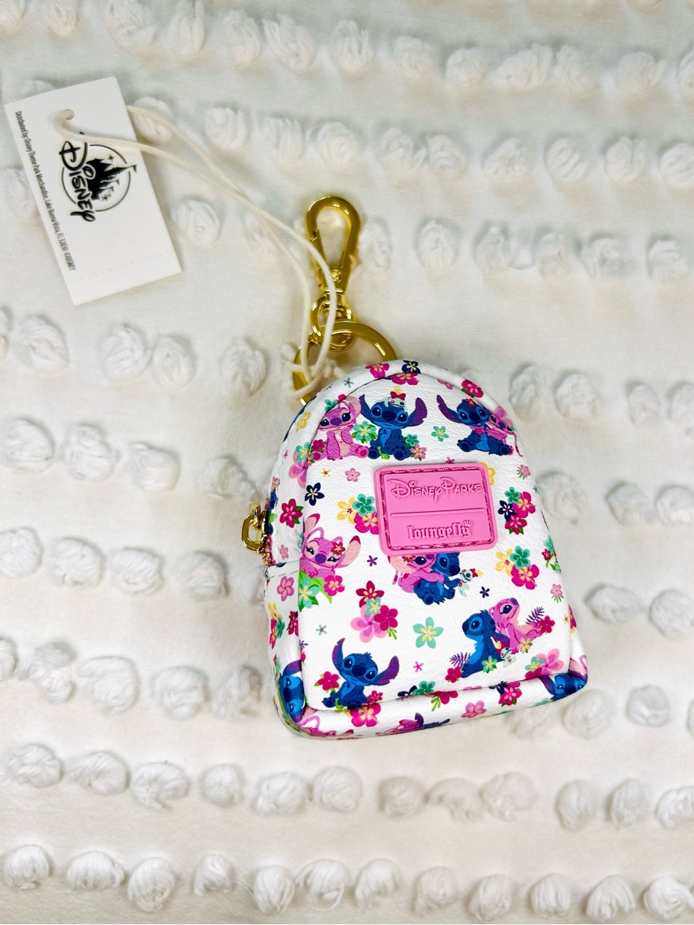 Disney Park’s Loungefly Lilo and Stitch Mini Backpack Keychain